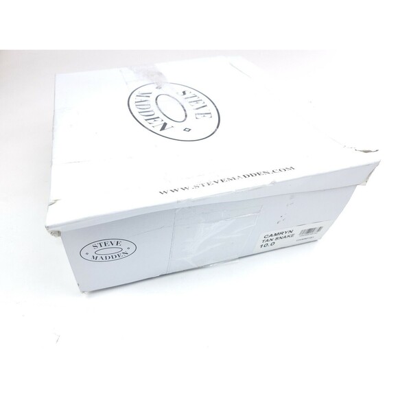 Steve Madden Camryn Snake Print Leather Bootie Heel Boots Size 10 $149 - Picture 9 of 9